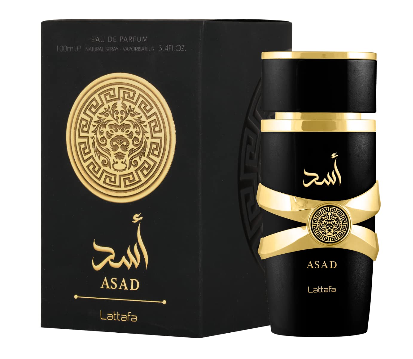PERFUME ÁRABE ASAD LATTAFA NEGRO - ORIGINAL