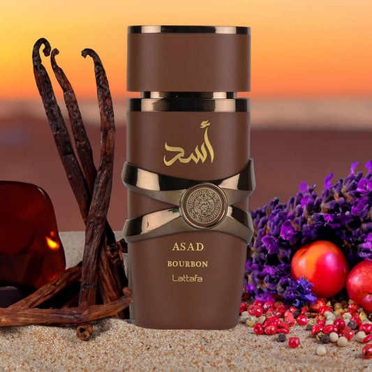 PERFFUME ÁRABE ASAD LATTAFA  BOURBON - ORIGINAL
