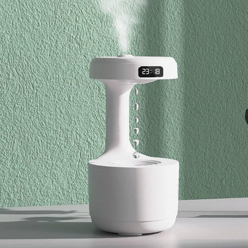 ANTIGRAVEDAD HUMIDIFICADOR, LAMPARA Y RELOJ