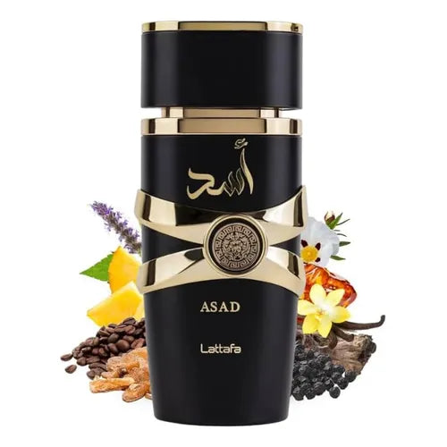 PERFUME ÁRABE ASAD LATTAFA NEGRO - ORIGINAL